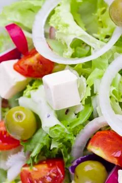 Vegetable salad Stock Photos