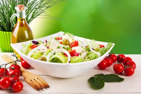 Vegetable salad Stock Photos