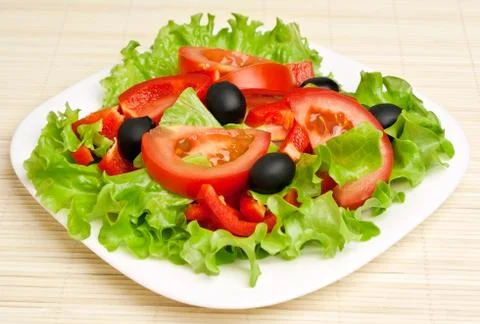 Vegetable salad Stock Photos