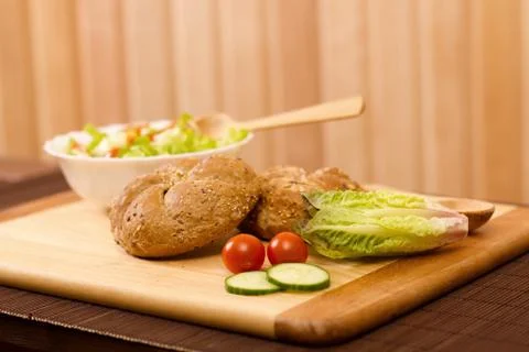 Vegetable salad Stock Photos