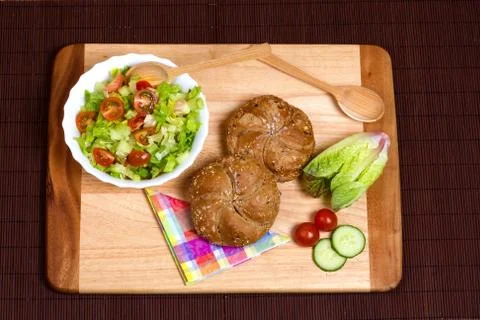 Vegetable salad Stock Photos