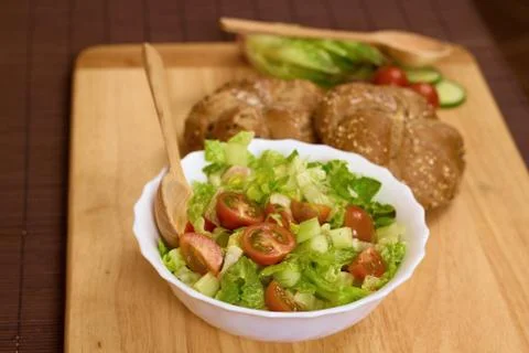 Vegetable salad Stock Photos