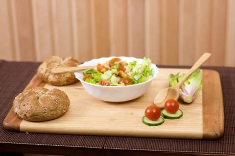 Vegetable salad Stock Photos