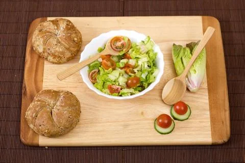 Vegetable salad Stock Photos