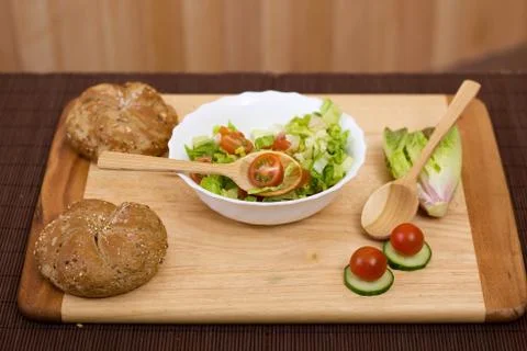 Vegetable salad Stock Photos