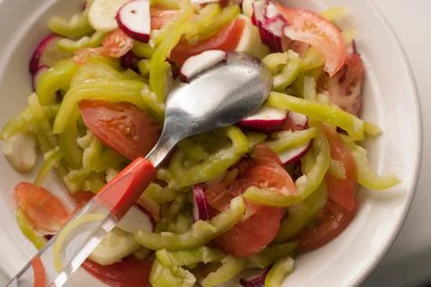 Vegetable salad Stock Photos