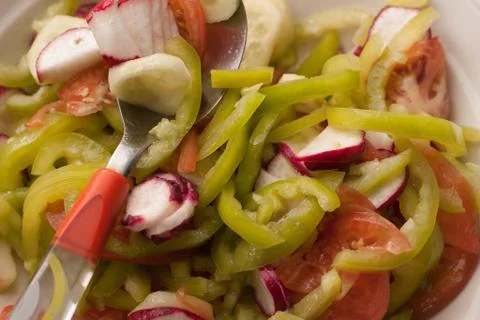 Vegetable salad Stock Photos