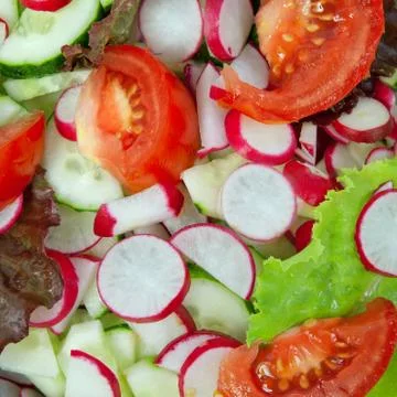 Vegetable salad Stock Photos