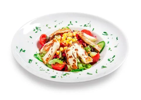 Vegetable salad Stock Photos