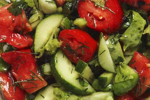 Vegetable salad 스톡 사진