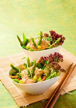 Vegetable salad Stock Photos