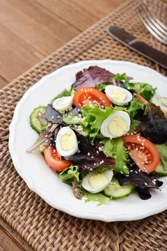 Vegetable salad Stock Photos