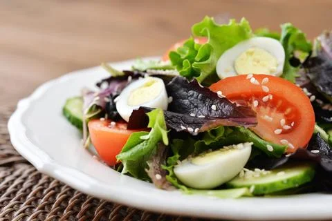 Vegetable salad Stock Photos