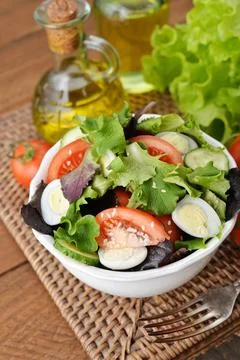 Vegetable salad Stock Photos