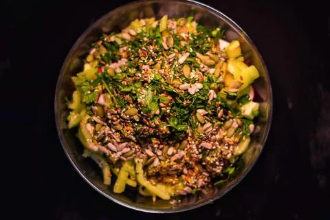 Vegetable salad Foto stock