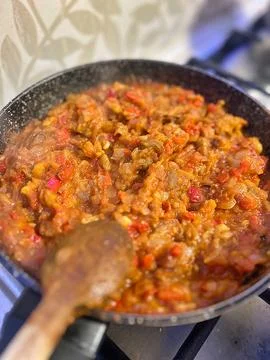 Vegetable sauce Stock Photos