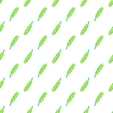 Vegetable seamless pattern. Food repeat textile Stock Illustration