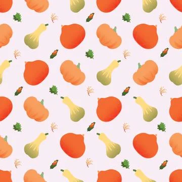 Vegetable seamless pattern. Vegetarian set of farm market products Stock Illustration