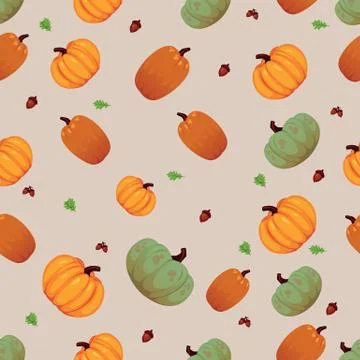 Vegetable seamless pattern. Vegetarian set of farm market products Stock Illustration