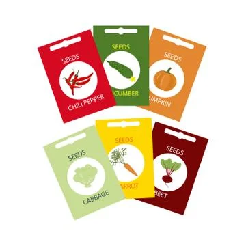 Vegetable Seeds Icon Stock Illustration
