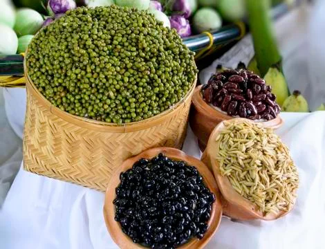 Vegetable seeds Stock Photos