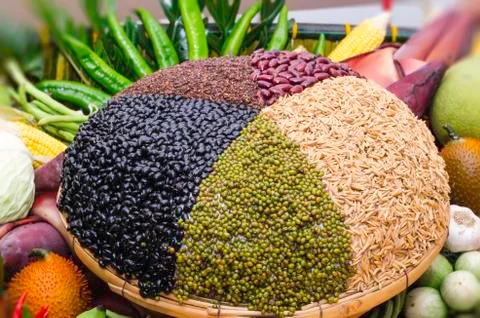 Vegetable seeds Stock Photos