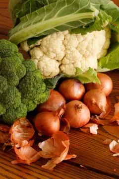 Vegetable selection Stock Photos