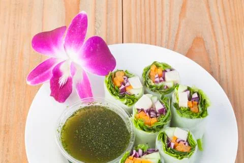 Vegetable snacks menu Stock Photos