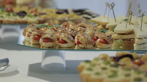 Vegetable Snacks (Tilt Focusing) Stock Footage 68668391