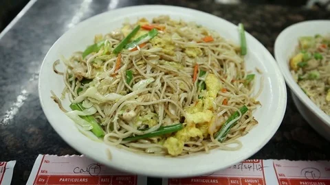 Vegetable Soft Noodles Video stock 74166558