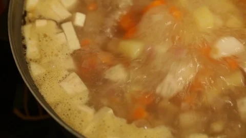 Boiling Vegetable Stock Video Footage | Royalty Free Boiling Vegetable ...