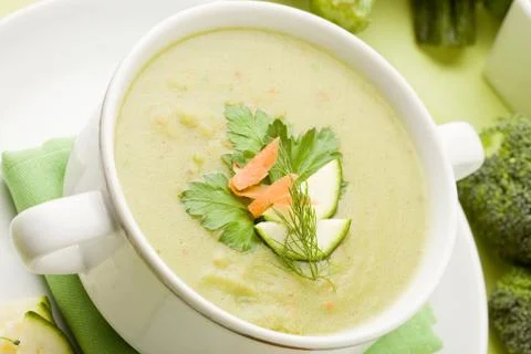 Vegetable soup Stock Photos