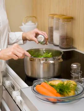 Vegetable soup 库存照片