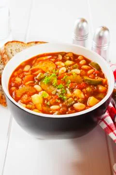 Vegetable soup Foto stock