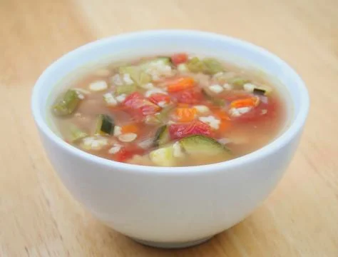 Vegetable soup Stock Photos