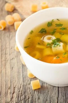 Vegetable soup Stock Photos