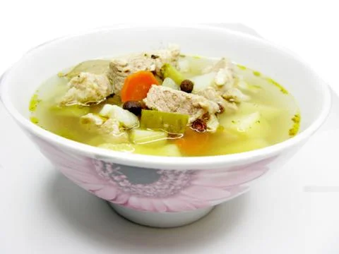 Vegetable soup Stock Photos