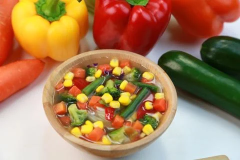 Vegetable soup Stock Photos