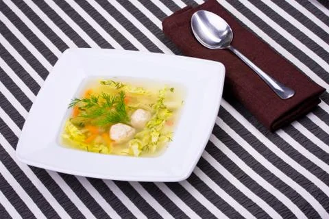 Vegetable soup Stock Photos