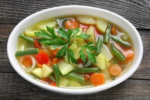 Vegetable soup Stock Photos
