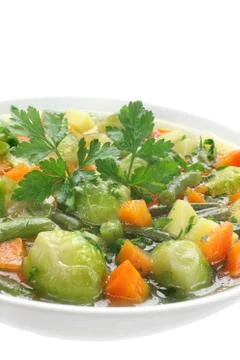 Vegetable soup Stock Photos
