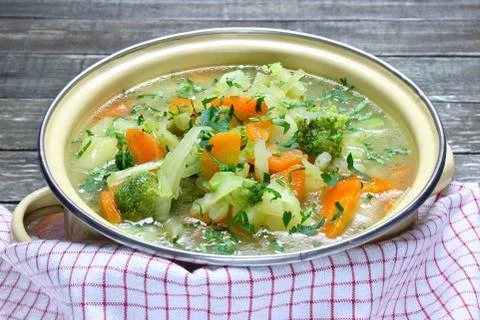 Vegetable soup Stock Photos