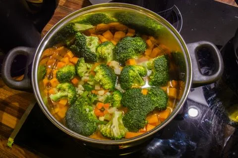 Vegetable soup Stock Photos