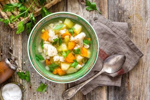 Vegetable soup Stock Photos