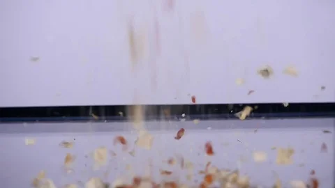 Vegetable spice powder falls on a table Stock Footage 78874236