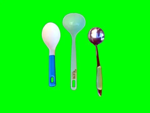 Vegetable spoon Stock Photos