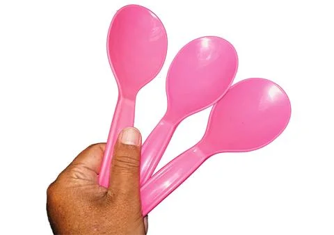 Vegetable spoon Stock Photos