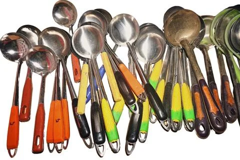 Vegetable spoon Stock Photos