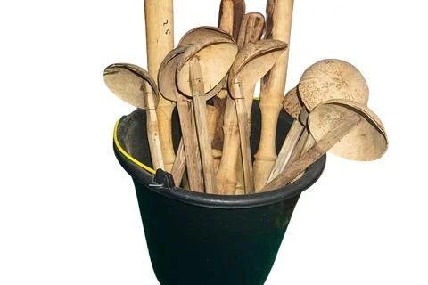 Vegetable spoon Stock Photos