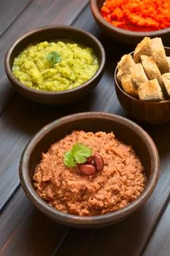 Vegetable Spreads Stock Photos